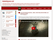 Tablet Screenshot of parroquia.cat